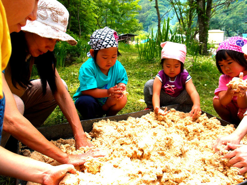 自然の中での活動