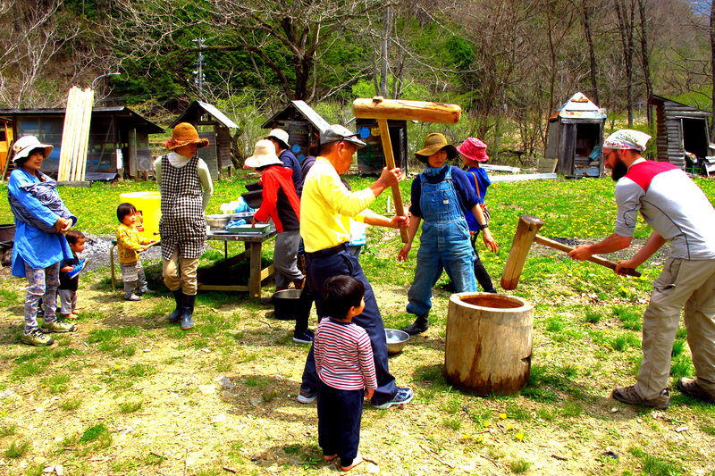 自然の中での遊び
